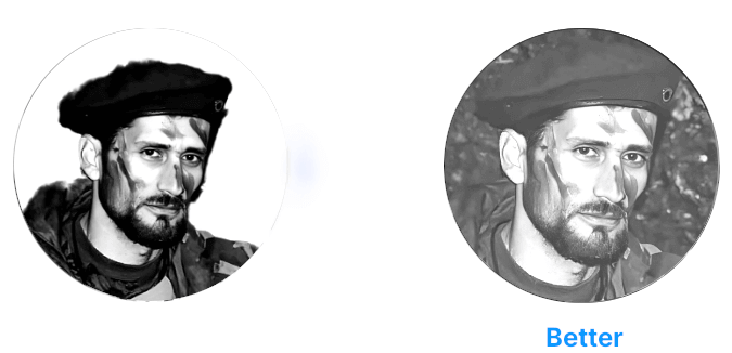 Create a Contrasting Frame Around the Face